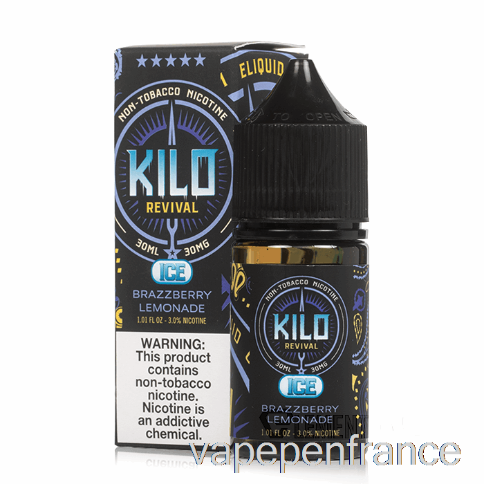 Limonade Glacée Aux Framboises - Kilo Sels De Renaissance - 30 Ml 30 Mg Stylo Vape